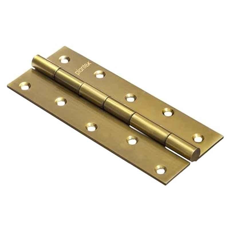 Plantex Heavy Duty Door Hinges 3 inchx16 Gauge/1.5 mm Thickness Home/Office/Hotel for Main Door/Wooden/Bedroom/Kitchen/Kabja Antique Brass