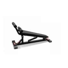 GYM24 Equipment 200kg Capacity Alloy Steel Black Adjustable Abdominal Workout Bench