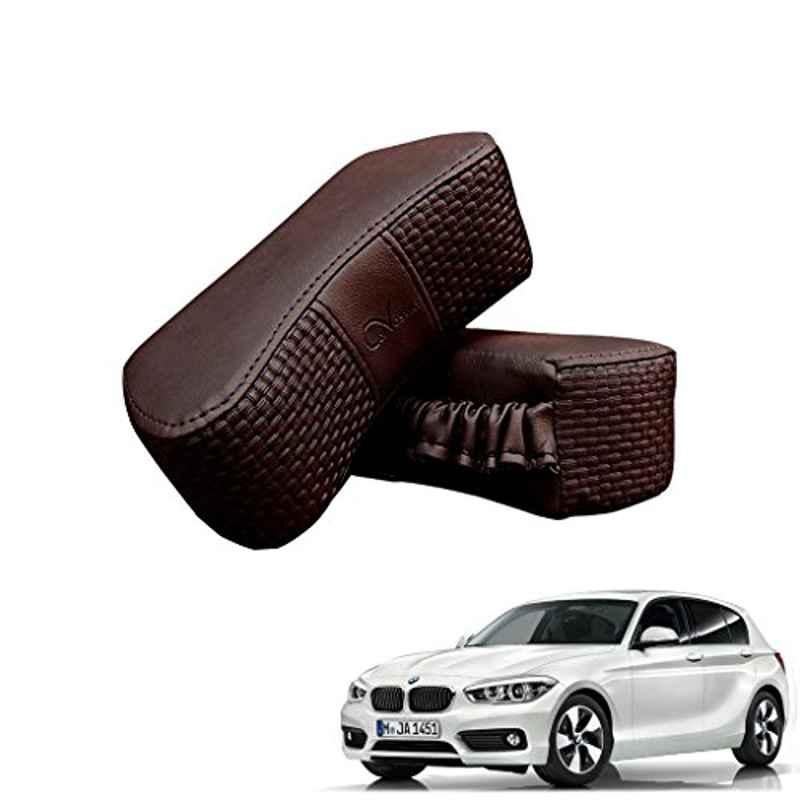Kozdiko 2 Pcs Memory Foam Cola Neck Rest Cushion Pillow Set for BMW 1 Series