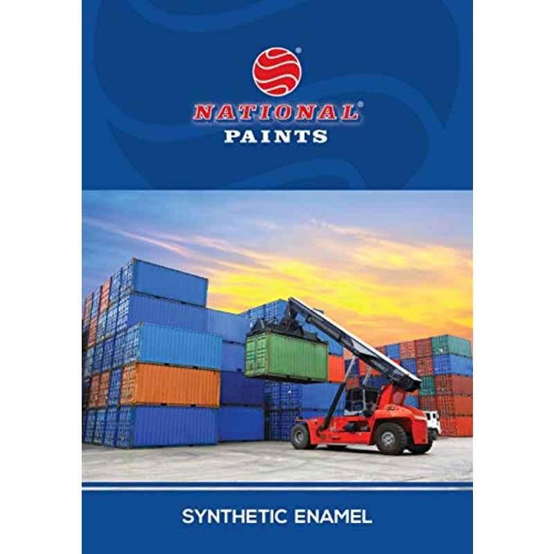 National Paint Oil Paint Synthetic Enamel 1L (757 Maroon)