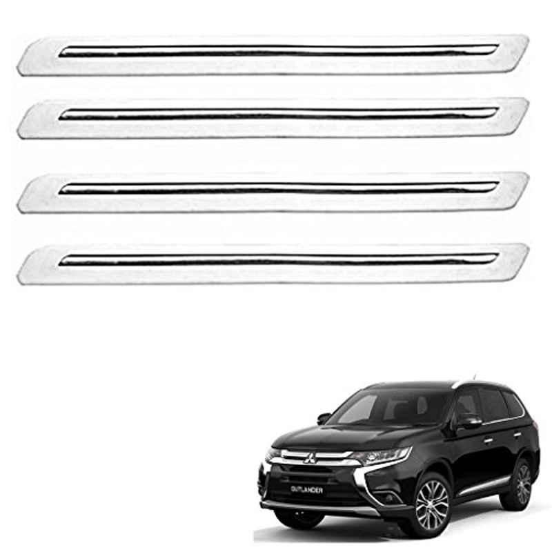 Kozdiko 4 Pcs White Car Bumper Protector Set for Mitsubishi Outlander