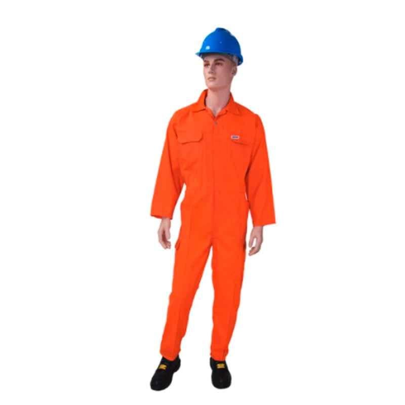 Ameriza Chief C A105050601 Orange Twill Cotton Coveralls, Size: 4Xl