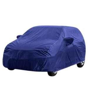 Aarex Auto Polyester Blue 100% Waterproof Car Body Cover with Mirror Pocket, Inner Cotton Lining, Triple Stitched, Belt & Elastic for Innova Crysta New All Model