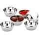 Classic Essentials CE 2020-6.5 Mukta 250ml Silver Stainless Steel Vegetable Bowl (Pack of 6)