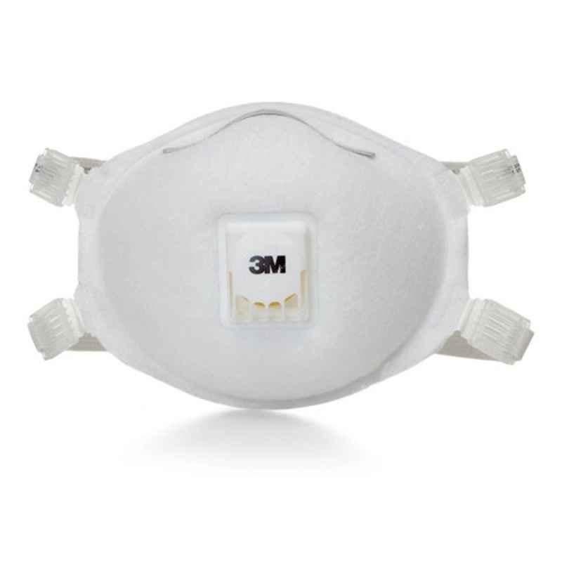 3M 10 Pcs N95 White Particulate Respiratory Mask Set, 8514