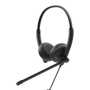 Dell WH125 20KHz Black Wired Headset