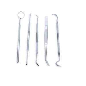 Forgesy 5 Pcs Stainless Steel Dental Pmt Kit, GSS066