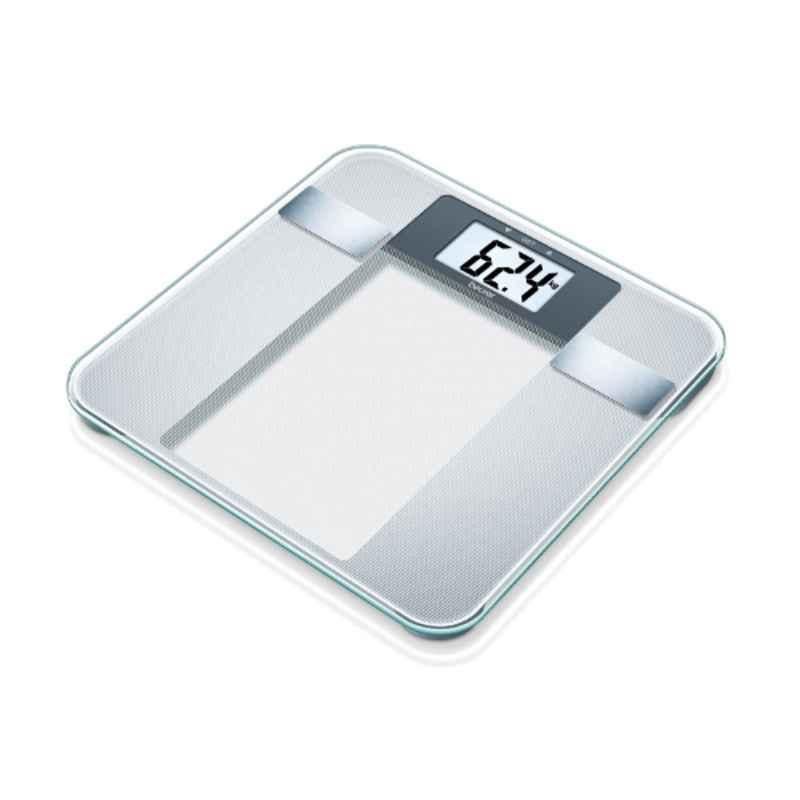 Beurer BG 13 150kg Glass LCD Display Diagnostic Weighing Scale