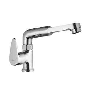 ZAP Brezza 20x3 inch Brass Chrome Finish Swan Neck with Swivel Spout