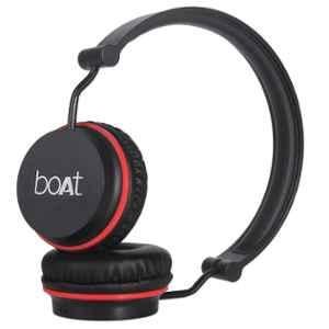 boAt Rockerz 410 On-Ear Wireless Red Bluetooth Headphone with Mic