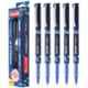 Reynolds Trimax 0.5mm Blue Roller Ball Pen (Pack of 6)