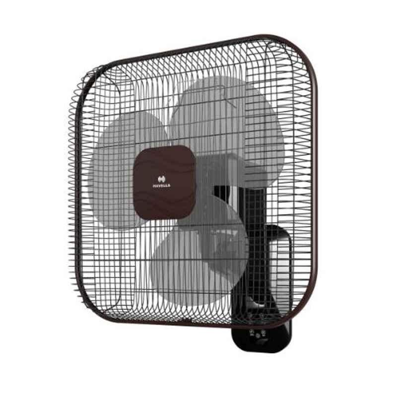 Havells Aindrila 55W Brown & Black Wall Fan, FHWAGPMBRB16, Sweep: 400 mm
