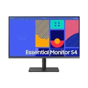 Samsung Essential S4 27 inch Black FHD Flat Monitor with IPS Panel, 100Hz Refresh Rate & Borderless Design, LS27C430GAWXXL