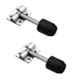 Nixnine 3 inch Stainless Steel Floor Door Stopper with Rubber Tip, SNL_A-513_2PS (Pack of 2)