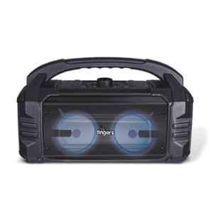 Fingers KnockOut Baby Black Portable Speaker with RGB Lights
