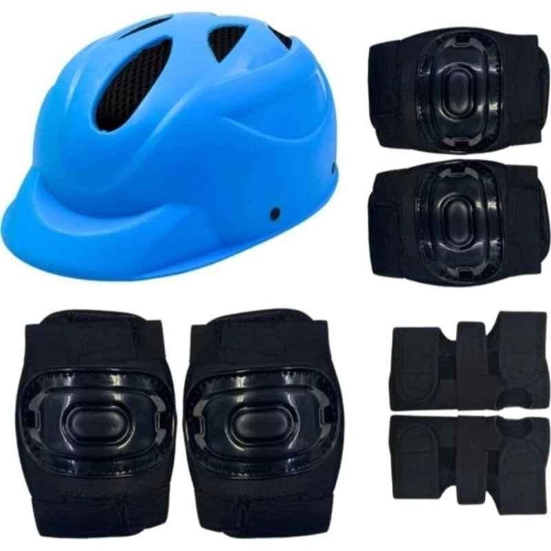 RB International Plastic & EVA Foam Blue Skating Kit Premiumm-573 Skating Kit