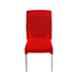 Italica Polypropylene Red Plasteel Chair without Arm, 1206-4 (Pack of 4)