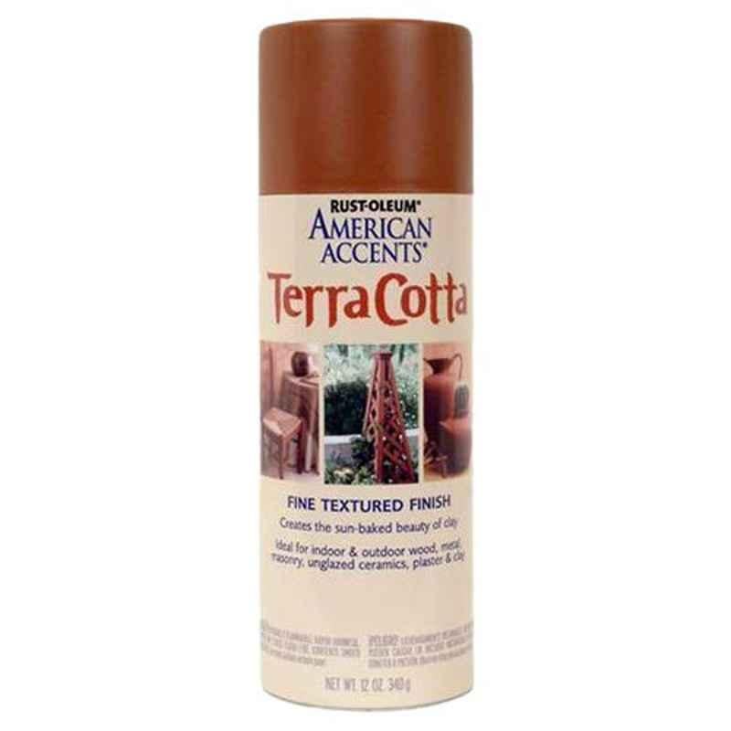 Rust-Oleum American Accents 335ml Brown 7905830 Matt Terra Cotta Flat Clay Pot Paint Spray