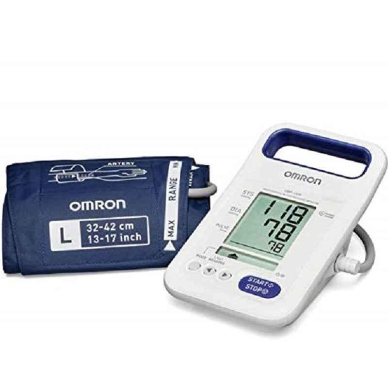 Omron HBP-1320 White LCD Digital Blood Pressure Monitor