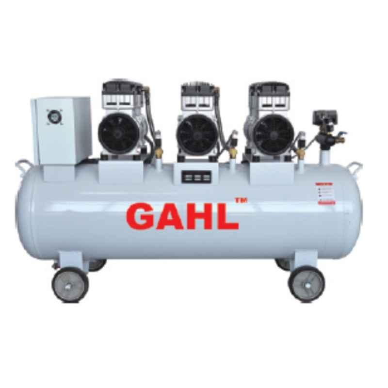 Gahl GA1100-3-230L 4.4HP White Oil Free Air Compressor with Electromagnetic Valve