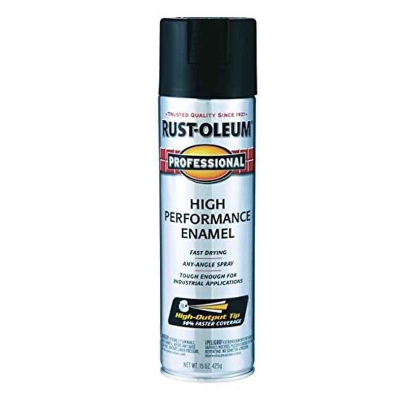 Rust-Oleum High Performance 15oz Satin Black Enamel Spray