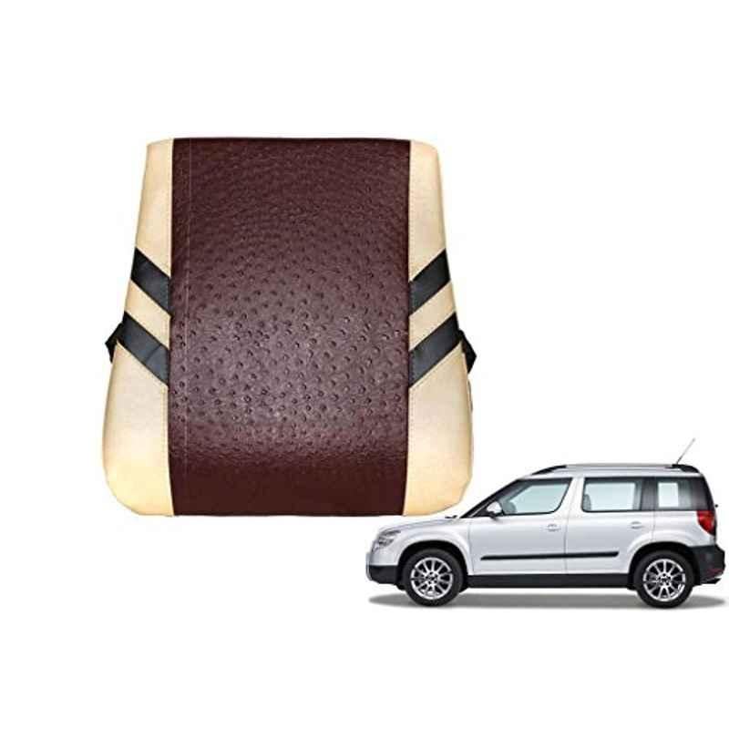 Kozdiko Brown & Beige Back Rest for Nissan Micra