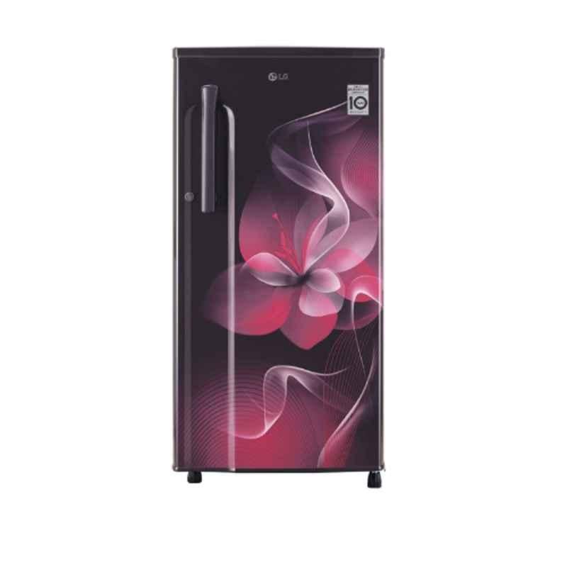 LG 188L 3 Star Purple Dazzle Single Door Refrigerator with Smart Inverter Compressor, GL-B191KPDX