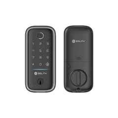 Solity 16-50mm Black Fingerprint Smart Door Lock, GT-5BK