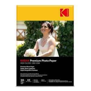 Kodak 20 Sheets 260GSM A4 White High Glossy Photo Paper, 826004G-1