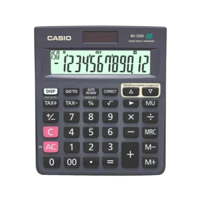 Casio MJ-120D Black 12 Digit Basic Calculator