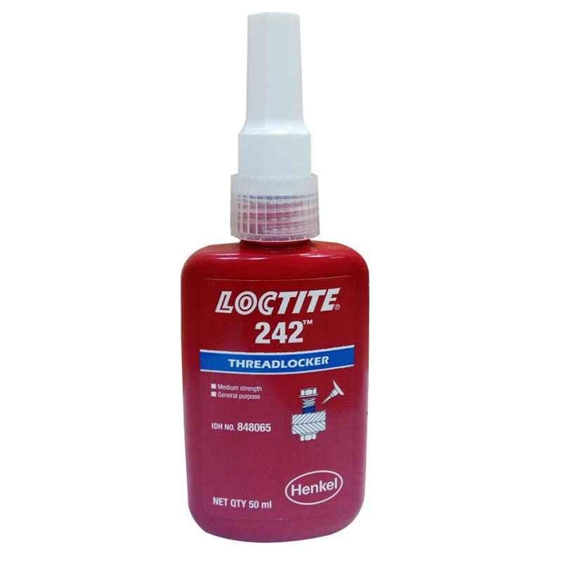 Loctite 242 50ml Medium Strength Thread Locker, 848065