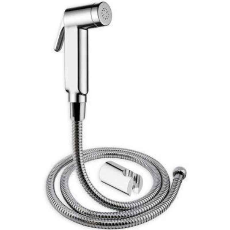 Prestige New Aris Brass Chrome Finish Health Faucet with 1m Stainless Steel Tube, 3508