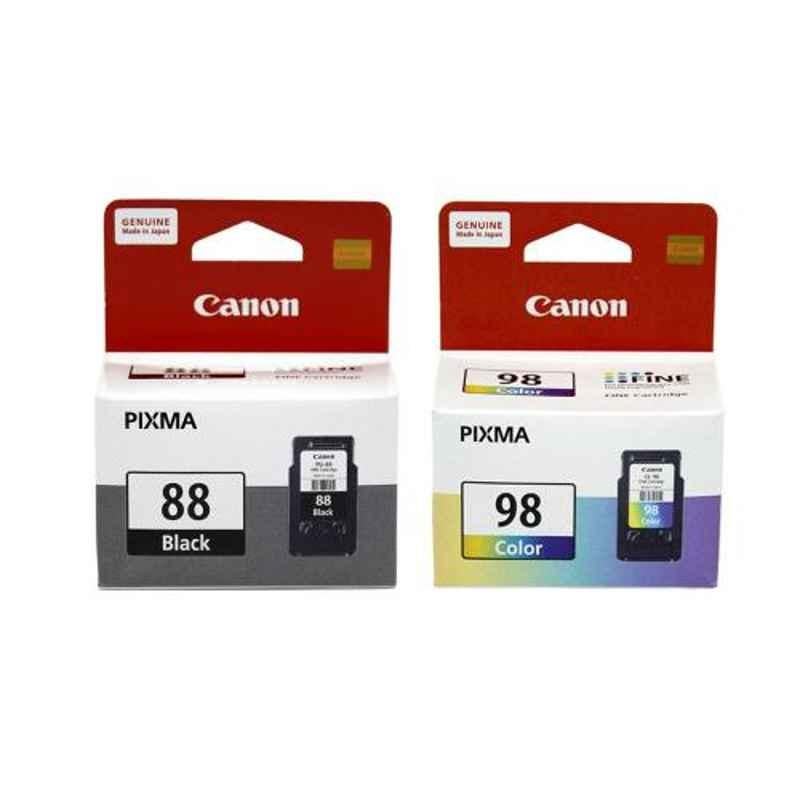 Canon Pixma PG-88 Black & CL-98 Colour Ink Cartridge Combo