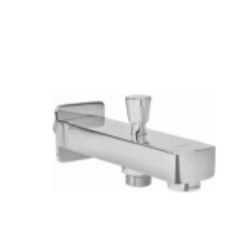 Somany Kenzo Brass Chrome Finish Bath Tub Spout with Button Attachment for Telephonic Shower, 272210270151