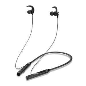 Cellecor BH-1 Black Wireless Bluetooth Earphone Neckband with Inbuilt Mic