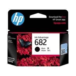 HP 682 Black Original Ink Cartridge, 3YM77AA