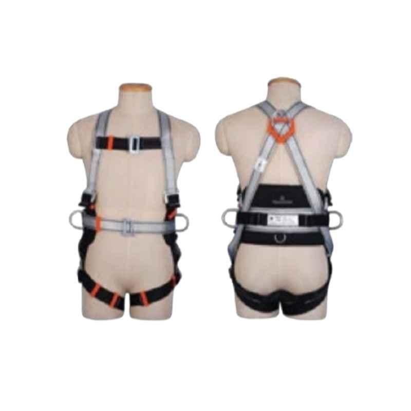 Techtion Freedom Extreme Multipro 1720g Full Body Rescue Harness with 44mm Polyester Webbing & Work Positioning Belt, 24 KN