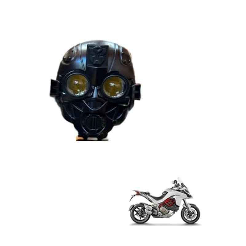 Kozdiko 55W Yellow & White 4 Pattern Bumble Bee Face Transformers Fog Light for Ducati Multistrada, gf5eoencu137