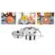 iLife 5 Pcs Deluxe Stainless Steel Chrome Finish Induction Base Casserole Cookware Set with Lid