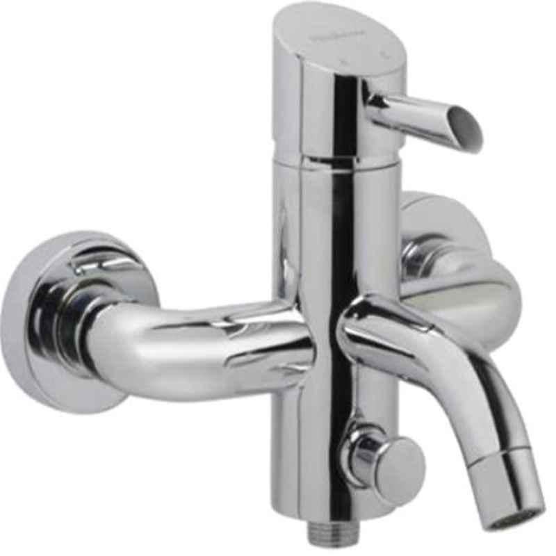 Hindware Immacula Brass Chrome Finish Single Liver Bath & Shower Mixer, 505924