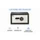 Ozone O-Squire 37.2x23.4x23cm Black Safe