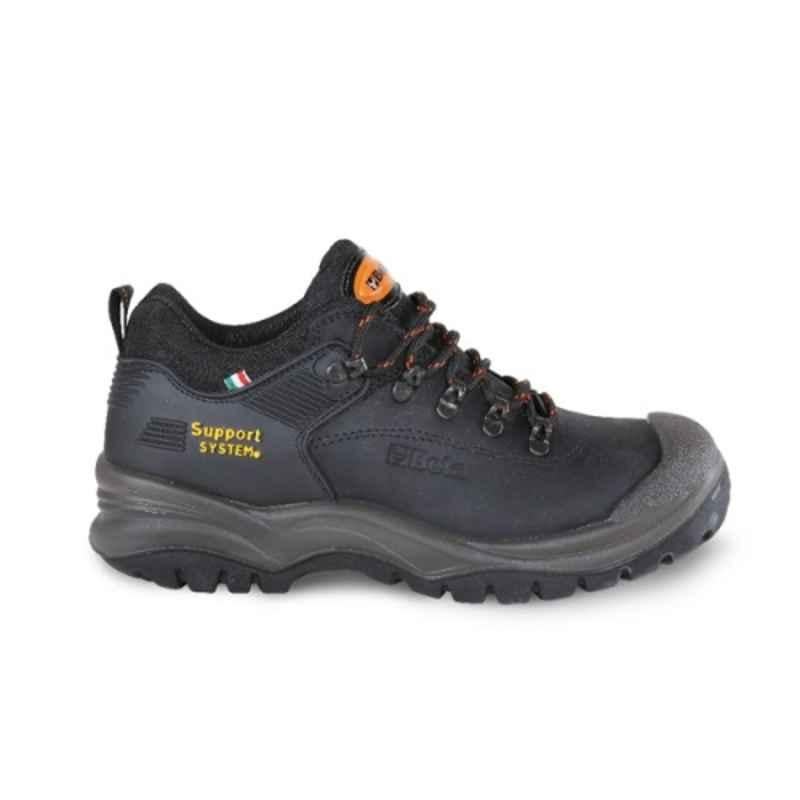 Beta 7293HN Nubuck Leather Heavy Duty Steel Toe Black Safety Shoes, 072930844, Size: 10