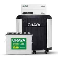 Okaya ATSW 1175 12V 925VA Pure Sinewave Inverter with PROPower OPTT19060 160Ah Battery & Trolley Combo for Home, Office & Shops
