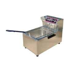 Adorma 8 Litre 1800W Stainless Steel Single Tank Commercial Electric Deep Fryer with 1 Year Warranty, DF8L SGL
