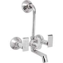 IRIS Qubix Brass Chrome Finish Telephonic Wall Mixer