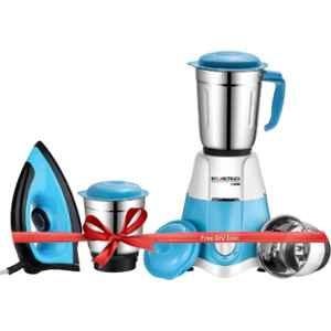 Moonstruck 750W ABS Blue Mixer Grinder with 3 Jars & Iron Combo, CM-3