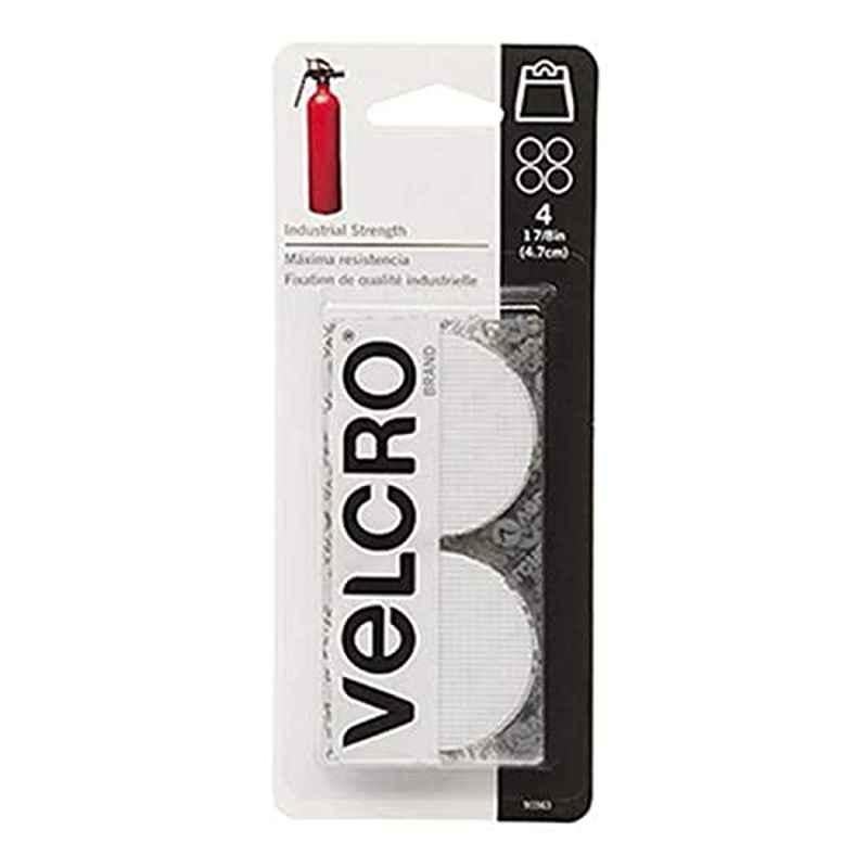 Velcro 3x0.7x7.2 inch White Sticky Back Strip Fastener