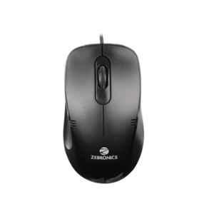 Zebronics Zeb Power Plus 1200dpi Black USB Optical Mouse