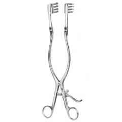 Alis 31cm/12 1/4 inch Beckmann Adson 4: 4 Teeth Sharp Short Blade, A-GEN-500-31