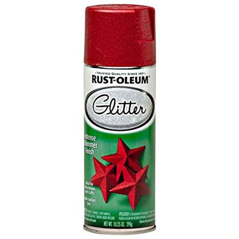 Rust-Oleum 12 Oz Glitter Red Spray Paint, 268045